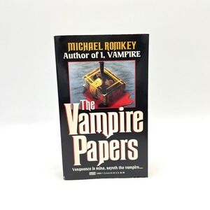 The Vampire Papers Michael Romkey Fawcett Gold Medal Horror Paperback Book‎